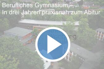 Headerbild auf der rechten Seite: Button zum starten des Imagefilms