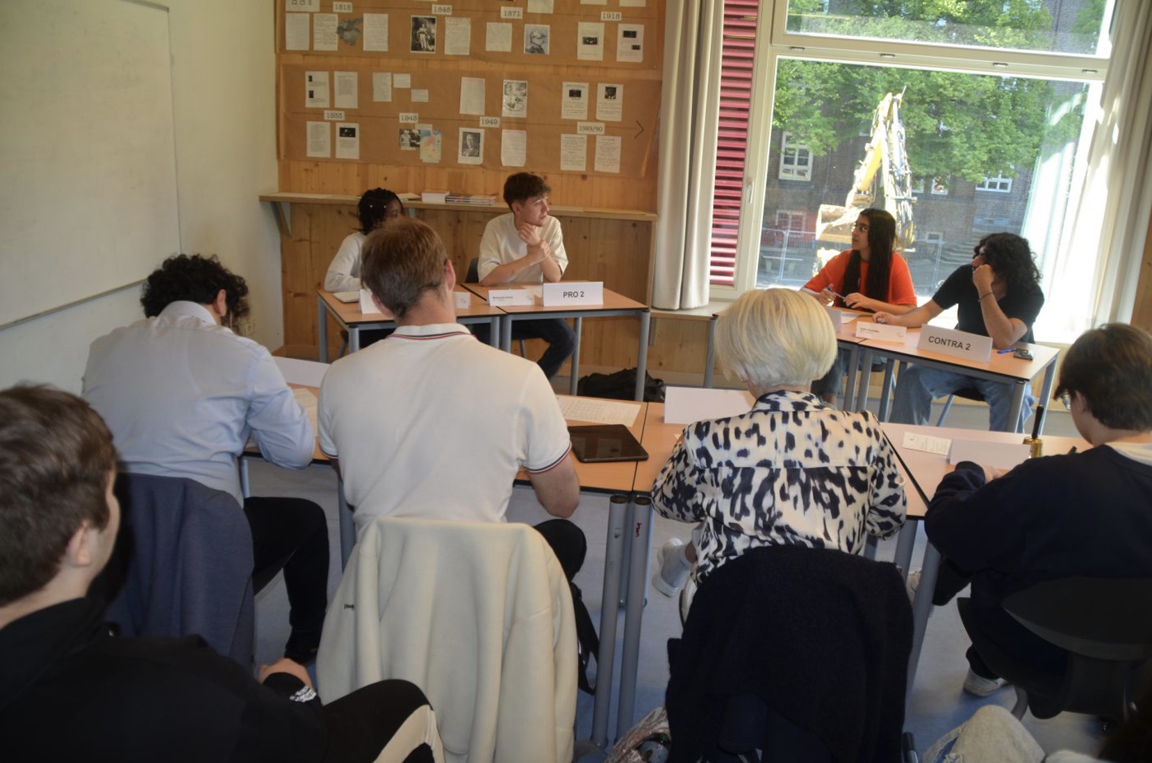 Foto zu - Jugend debattiert - im Gymnasium Klosterschule